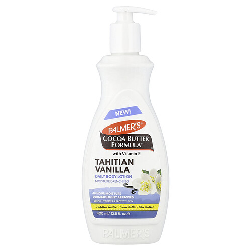 Palmer's Cocoa Butter Formula® with Vitamin E, Daily Body Lotion, Tahitian Vanilla, 13.5 fl oz (400 ml)