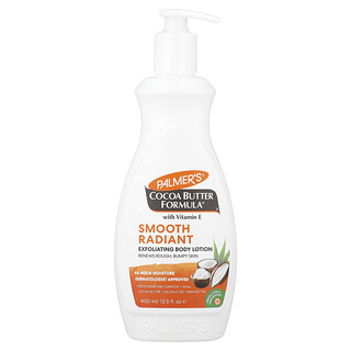 Palmers, Cocoa Butter Formula with Vitamin E, Retexture Renew Exfoliating Body Lotion, Kakaobutter-Formel mit Vitamin E, Retexture Renew Exfoliating Body Lotion, 400 ml (13,5 fl. oz.)