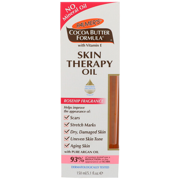 Palmer's, Cocoa Butter Formula, Skin Therapy Oil, Rosehip Fragrance, 5.1 fl oz (150 ml)