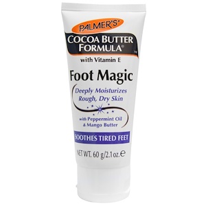 Palmer's, Cocoa Butter Formula, Foot Magic с маслом мяты и манго, 2,1 унции (60 г)