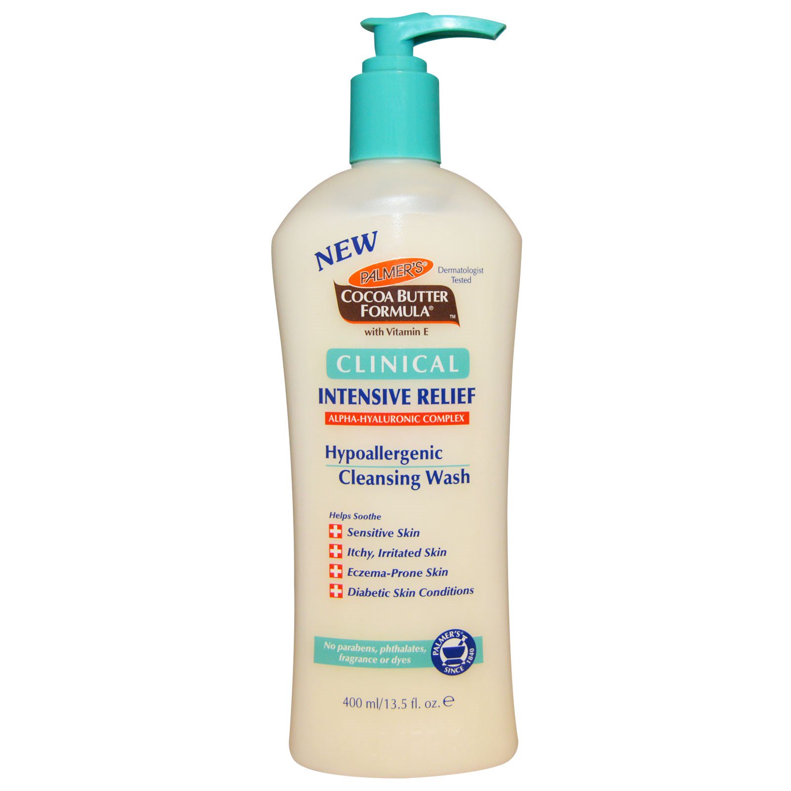 Palmer's, Clinical Intensive Relief, Hypoallergenic Cleansing Wash, 13.
