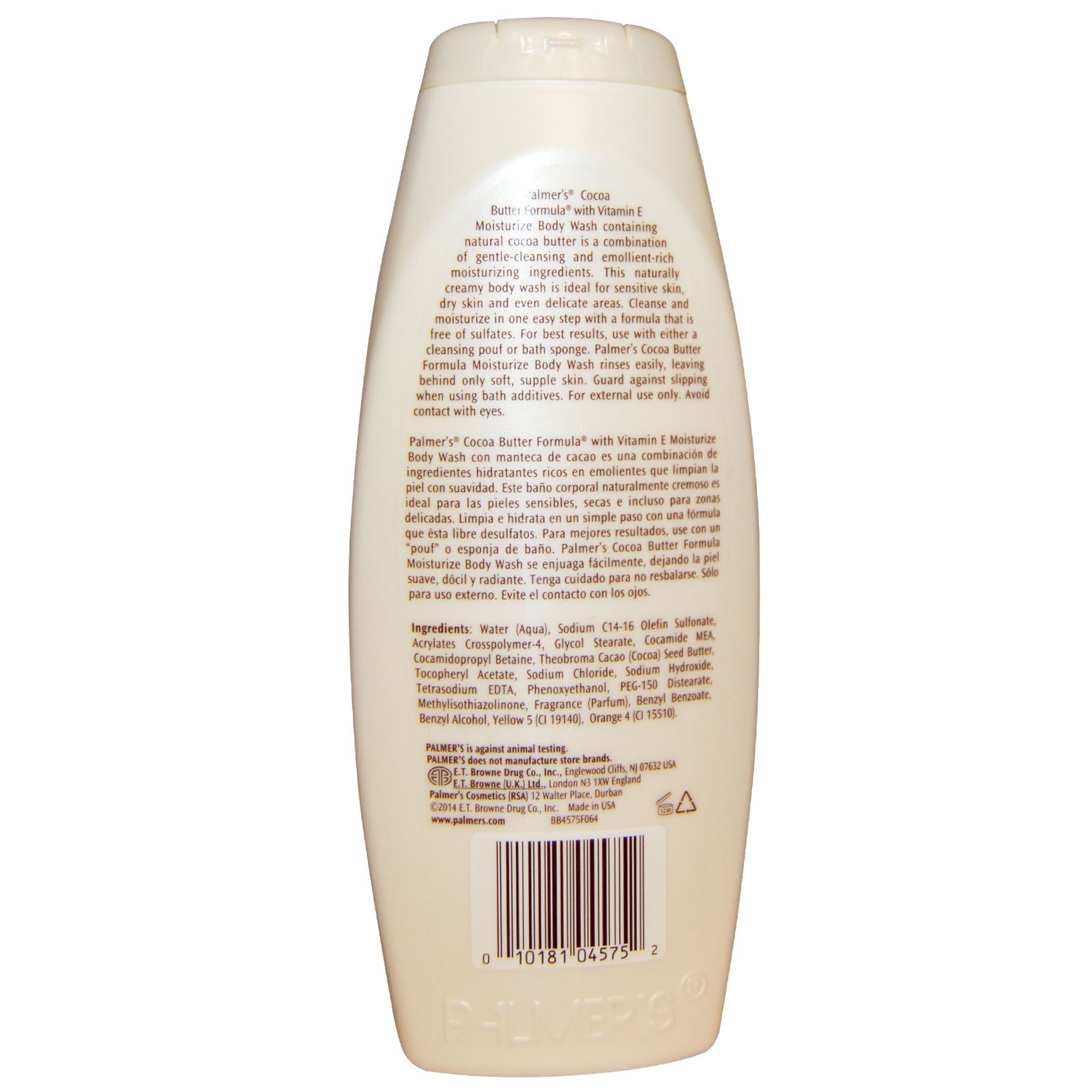 Palmer's, Moisturize Body Wash with Vitamin E, 13.5 fl oz (400 ml) iHerb