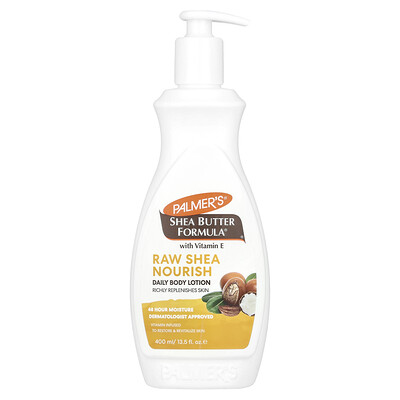 Palmer's, Shea Butter Formula® con vitamina E, Loción corporal de uso diario, 400 ml (13,5 oz. líq.)