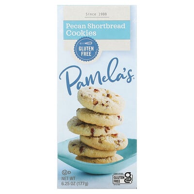 Pamela's Products Песочное печенье, пекан, 177 г (6,25 унции)