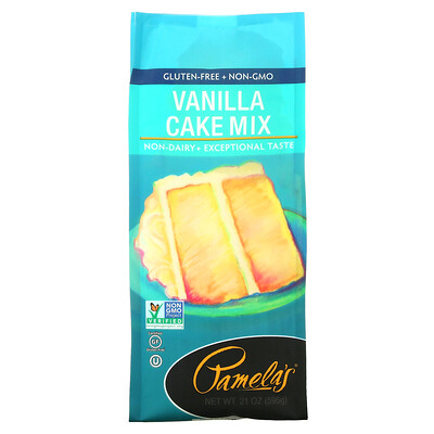 Pamela's Products Классическая смесь для ванильного торта, 595 г (21 унция)