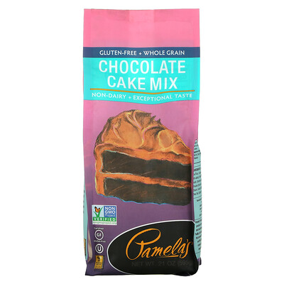 Pamela's Products Смесь для шоколадного торта, 595 г (21 унция)