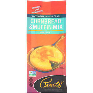 Отзывы о Памэлас Продуктс, Cornbread & Muffin Mix, 12 oz (340 g)