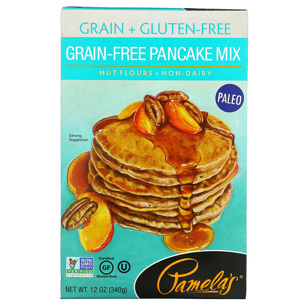 Pamela's Products, Grain Free Pancake Mix, 12 oz (340 g)