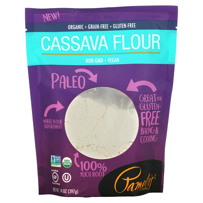 Pamela's Products Cassava Flour, 14 oz (397 g)