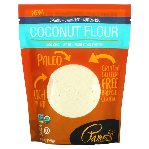Coconut Flour, 14 oz (397 g)