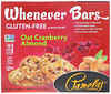 Pamela's Products, Whenever Bars, Oat Cranberry Almond, 5 Bars, 1.41 oz (40 g) Each
