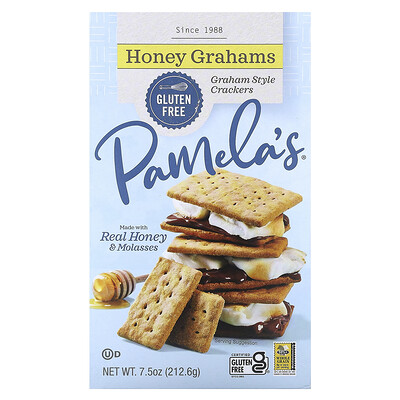 Product Image for Pamela's Products, Honey Grahams, 7.5 oz (212.6 g)