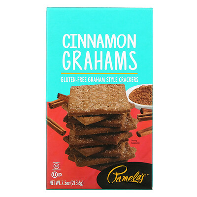Pamela's Products Cinnamon Grahams, 7.5 oz (213.6 g)