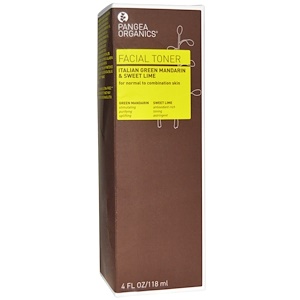 Отзывы о Пангеа Продуктс, Facial Toner, Italian Green Mandarin & Sweet Lime, 4 fl oz (118 ml)