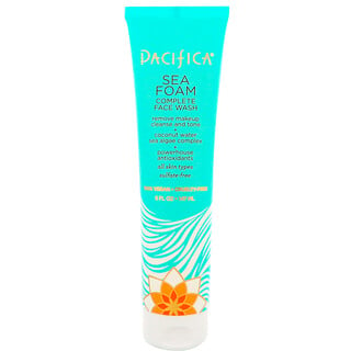 Pacifica, Natural Skincare, Sea Foam, Complete Face Wash, All Skin Types, Sulfate Free, 5 oz
