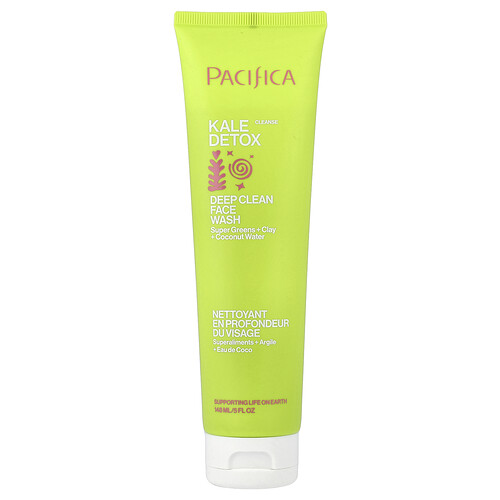 Pacifica, Kale Detox, Deep Cleansing Face Wash, tiefenreinigender Gesichtsreiniger, 148 ml (5 fl. oz.)