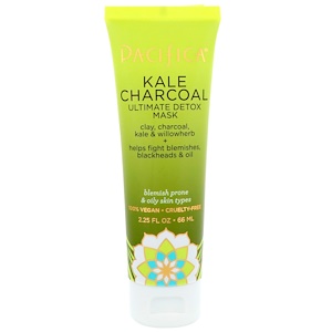 Отзывы о Пасифика, Kale Charcoal, Ultimate Detox Mask, 2.25 fl oz (66 ml)