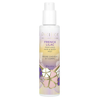 Pacifica, Névoa Perfumada para Cabelos e Corpo, Lilás Francês, 177 ml (6 fl oz)