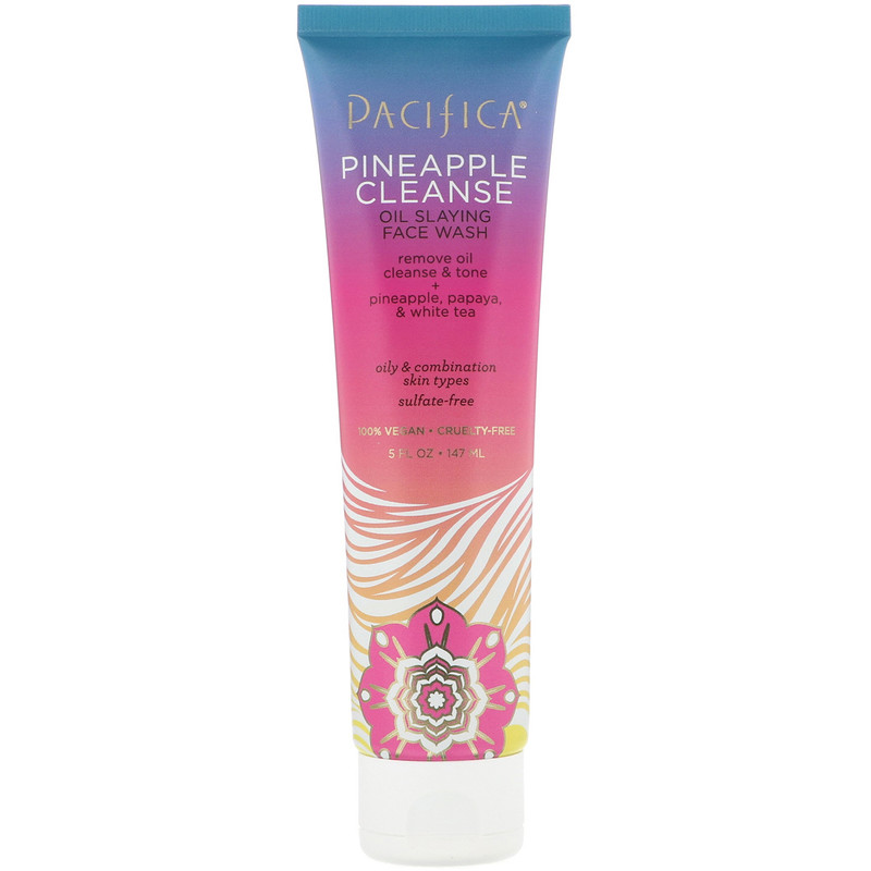 Pacifica, Pineapple Cleanse, Oil Slaying Face Wash, 5 fl oz (147 ml
