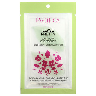 Pacifica, Leave Pretty, Penutup Mata Anti-Puff, 2 Masker Bintik, 7 ml (0,23 ons cairan)