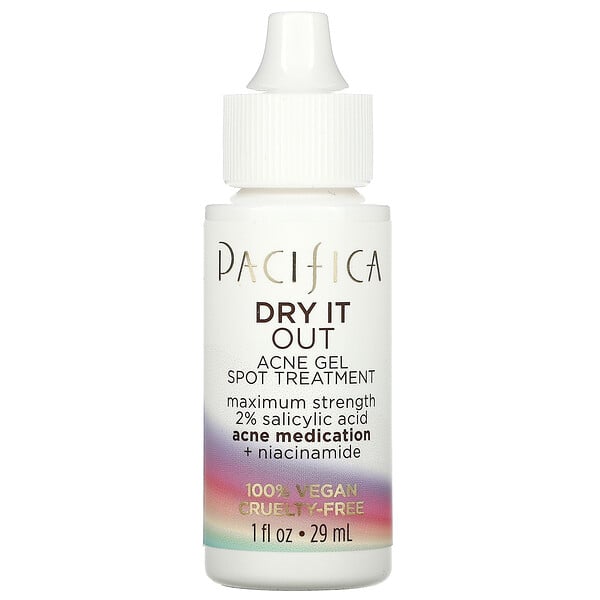 Pacifica, Dry It Out, Acne Gel Spot Treatment, Maximum Strength, 1 fl oz (29 ml)
