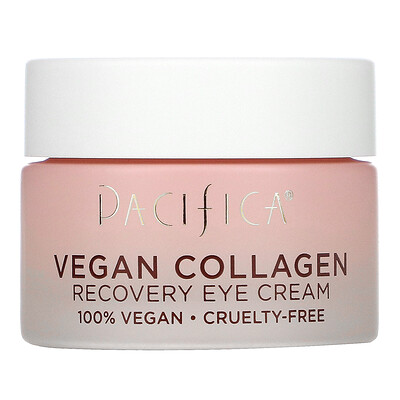 Pacifica Vegan Collagen, Восстанавливающий крем для кожи вокруг глаз, 0, 5 жидкой унции (15 мл)  - купить со скидкой