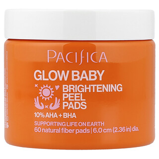 Pacifica, Glow Baby, осветляющие пилинги, 60 шт.