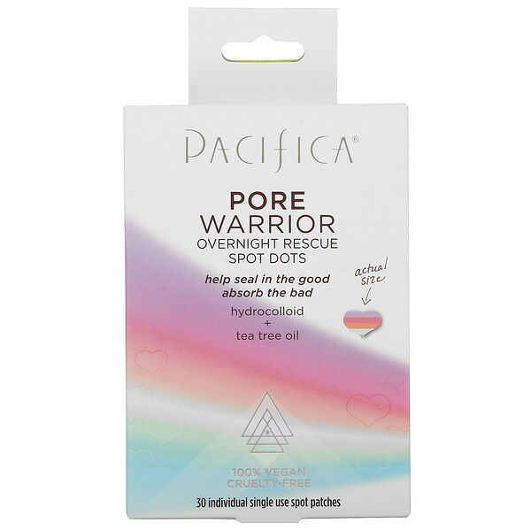 Pore Warrior, Overnight Rescue Spot Dots, 30 Individual Single Use Spot Patches