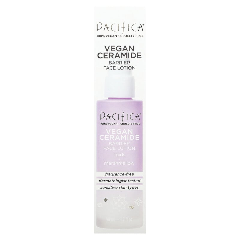 Pacifica, Vegan Ceramide, Barrier Face Lotion, Fragrance Free, 1.7 Fl ...