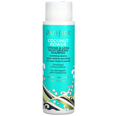 Купить Pacifica Coconut Power, Strong & Long Moisturizing Shampoo, 12 fl oz (355 ml)