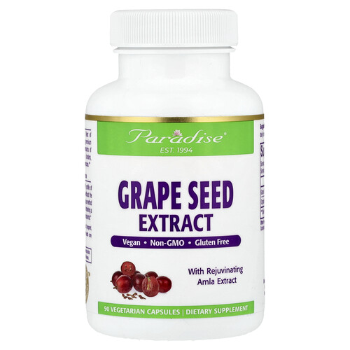 Paradise Herbs Grape Seed Extract , 90 Vegetarian Capsules