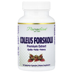 Coleus forskolii, 60 вегетаріанських капсул (250 мг в 1 капсулі)