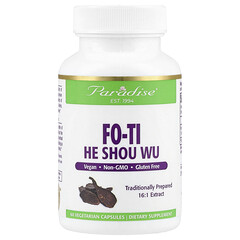 Fo-Ti, He Shou Wu, 60 вегетаріанських капсул (500 мг в 1 капсулі)