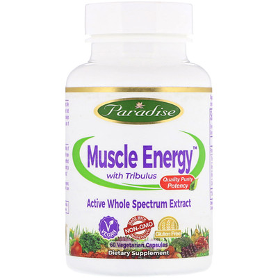 

Muscle Energy with Tribulus, 60 Vegetarian Capsules