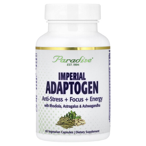 Paradise Herbs, Imperial Adaptogen, 60 Vegetarian Capsules