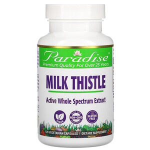 Отзывы о Парадайз Хербс, Milk Thistle, 120 Vegetarian Capsules