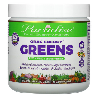 

Paradise Herbs ORAC Energy Greens 6.4 oz (182 g)