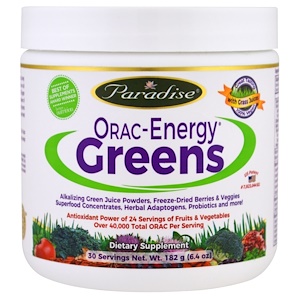 Paradise Herbs, ORAC-Energy Greens, 6.4 унций (182 г)