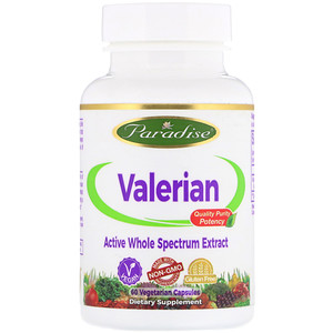 Отзывы о Парадайз Хербс, Valerian, 60 Vegetarian Capsules