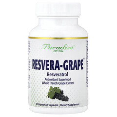 Resvera-Grape™, 60 вегетаріанських капсул (250 мг у капсулі)
