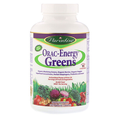 

ORAC-Energy Greens, 120 вегетарианских капсул