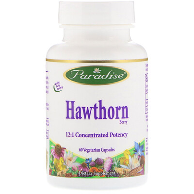 

Hawthorn Berry, 60 Vegetarian Capsules