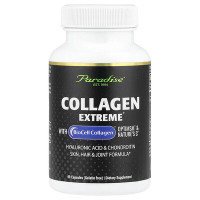 Product Image for Paradise Herbs, Collagen Extreme with BioCell Collagen , OptiMSM & Nature's C , 60 Capsules