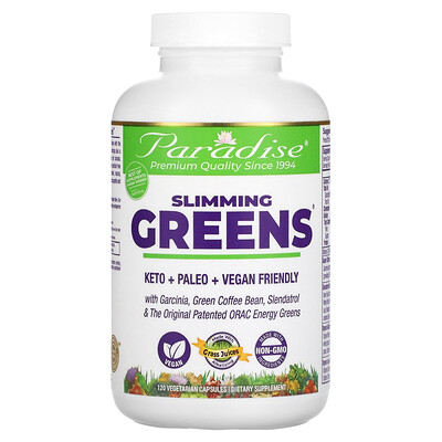 

Paradise Herbs Slimming Greens 120 Vegetarian Capsules