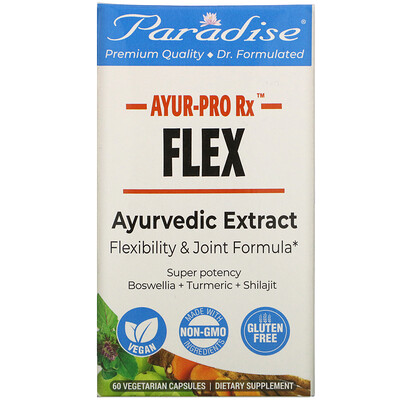 Paradise Herbs AYUR Pro Rx, Flex, 60 Vegetarian Capsules