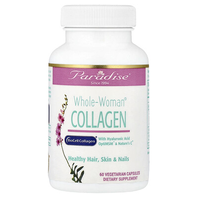 Paradise Herbs, Colágeno Whole-Woman®, 60 cápsulas vegetales