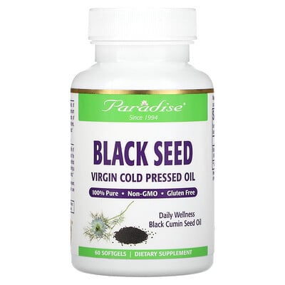 

Paradise Herbs Black Seed 60 Softgels