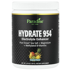 Hydrate 954™, засіб для підвищення рівня електролітів, тропічний смак, 140 г
