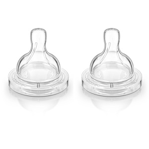 Купить Philips Avent, Соска с отверстием среднего размера, без бисфенола А, для детей от 3 месяцев, 2 шт.  на IHerb