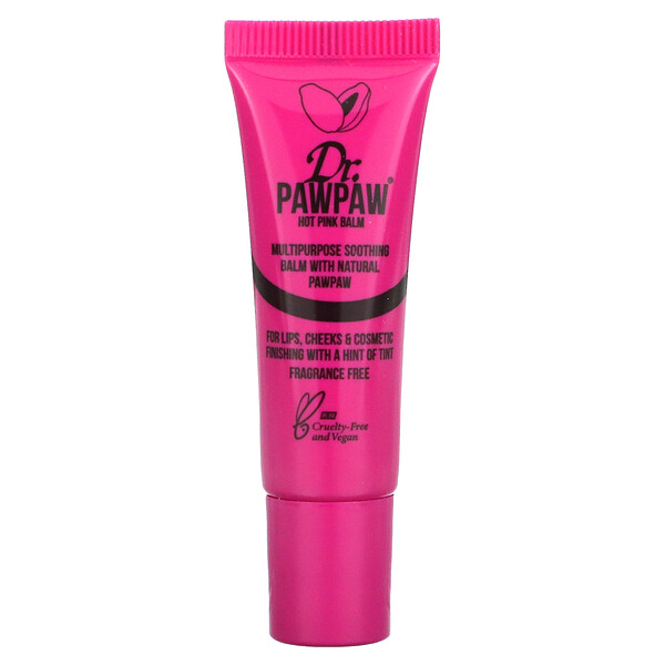 Dr. PAWPAW‏, Multipurpose Soothing Balm, Tinted Hot Pink, 0.33 fl oz (10 ml)